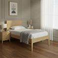 Paris Panelled Bed - Oak - 3ft Single