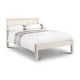 Barcelona Slatted Bed - White - Sizes Available