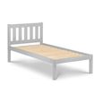 Luna Slatted Bed - Grey - Sizes Available