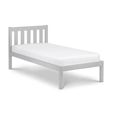 Luna Slatted Bed - Grey - Sizes Available
