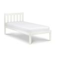 Luna Slatted Bed - White - Sizes Available