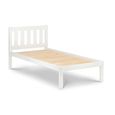 Luna Slatted Bed - White - Sizes Available