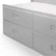 Maisie Bed with Underbed Drawer - Light Grey