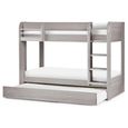 Mars Bunk Bed - Taupe with White Fabric