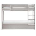 Mars Bunk Bed - Taupe with White Fabric