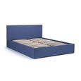 Rialto Ottoman Storage Bed - Blue Fabric - Sizes Available