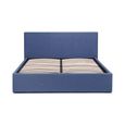 Rialto Ottoman Storage Bed - Blue Fabric - Sizes Available