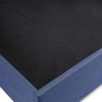 Rialto Ottoman Storage Bed - Blue Fabric - Sizes Available