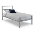 Soto Metal Frame Bed - Grey - Sizes Available