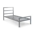Soto Metal Frame Bed - Grey - Sizes Available