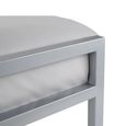 Soto Metal Frame Bed - Grey - Sizes Available