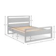 Venice Bed - 4ft 6in Double - Grey