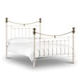 Victoria Metal Frame Bed - White - Sizes Available