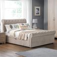 Ravello Storage Bed - Grey Fabric - 5ft King Size