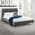 Sanderson Bed - 5ft King Size - Grey - Fabric 