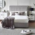 Savannah Bed - Grey Fabric - Sizes Available