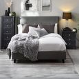 Shoreditch Bed - Grey Fabric - Sizes Available