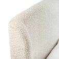 Eden Bed - Ivory Boucle Fabric - Sizes Available