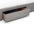Fullerton Storage Bed - Grey Fabric - Sizes Available