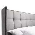 Gatsby Bed - Light Grey Fabric - Sizes Available
