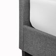 Merida Bed - Grey Fabric - Sizes Available