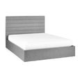 Merida Ottoman Storage Bed - Grey Fabric - Sizes Available