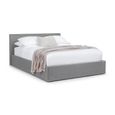 Rialto Ottoman Storage Bed - Grey Fabric - Sizes Available