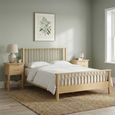 Twyford Bed - Slatted - Oak - Sizes Available