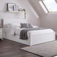 Maine Ottoman Storage Bed - White - Sizes Available