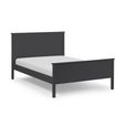 Maine Panel Bed - Black - 3ft Single