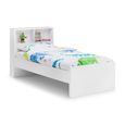 Manhattan Bookcase Bed - White Gloss