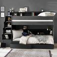 Camelot Staircase Bunk Bed - Dark Grey