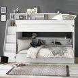 Camelot Staircase Bunk Bed - White