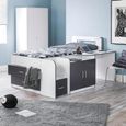 Cookie Cabin Bed - White and Black