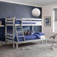Merlin Triple Sleeper Bunk Bed - Grey