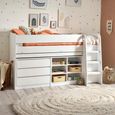 Vespa Midsleeper Bed - White