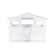Acorn Treehouse Storage Midsleeper Bed - White