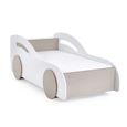 Atlantis Toddler Car Bed - White