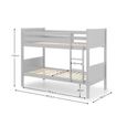 Bella Bunk Bed - Grey