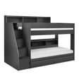 Camelot Staircase Bunk Bed - Dark Grey