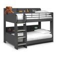 Domino Bunk Bed - Dark Grey
