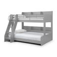 Domino Triple Sleeper Bed - Grey