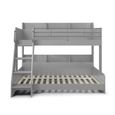 Domino Triple Sleeper Bed - Grey