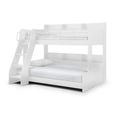 Domino Triple Sleeper Bed - White
