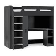 Hercules Highsleeper Bed - Black