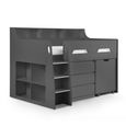 Jupiter Midsleeper Bed - Dark Grey