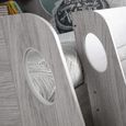 Jupiter Midsleeper Bed - Grey Oak Effect