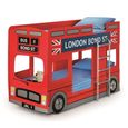 London Novelty Bunk Bed - Bus - Red Gloss