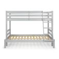 Merlin Triple Sleeper Bunk Bed - Grey