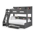 Orion Triple Sleeper Bed - Dark Grey